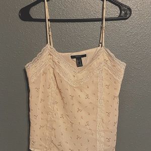 Forever 21 Floral Tank Top Blouse